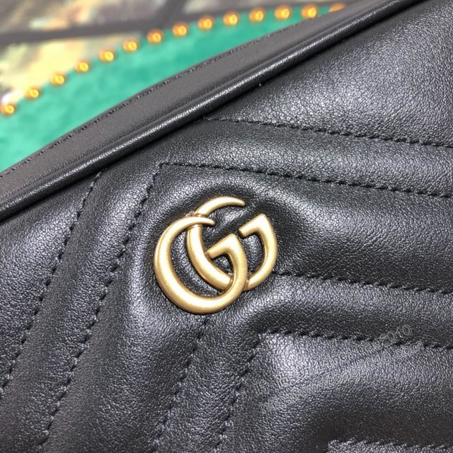 Gucci包 古馳女包 523380紅色 Marmont系列腰包 多功能胸包 Gucci手包 Gucci單肩包  gudj1159